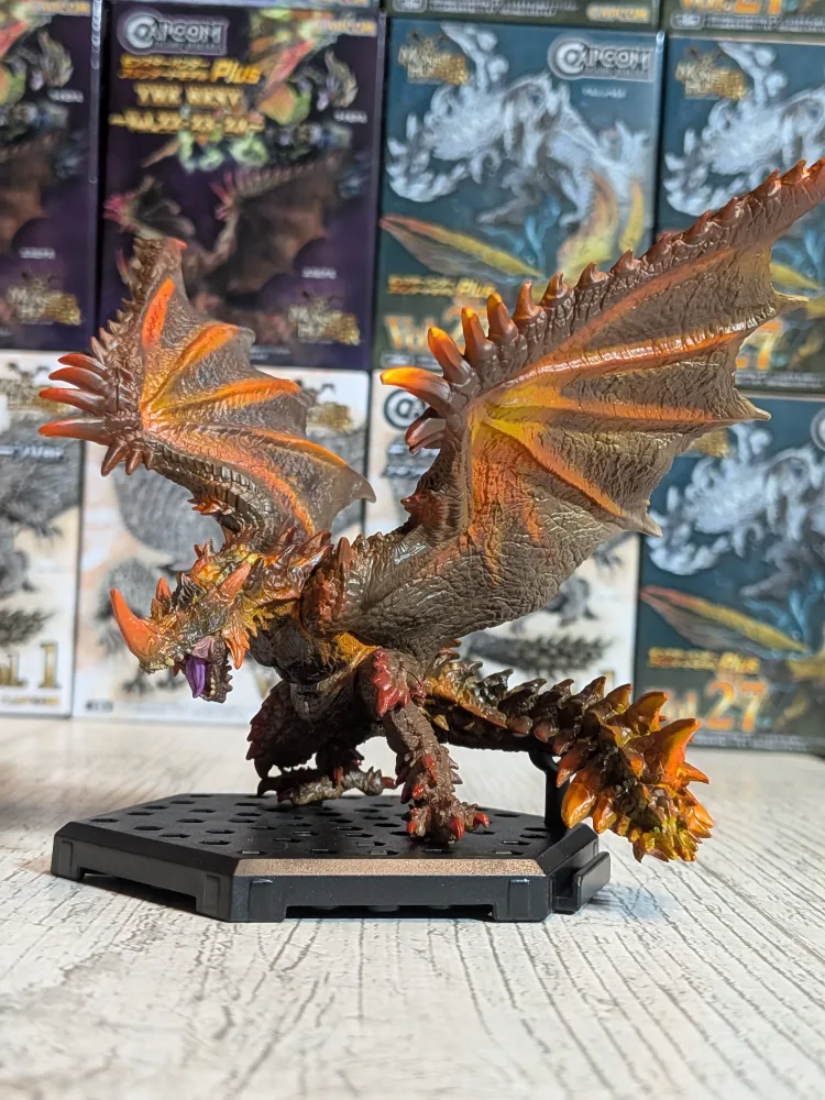 Figurine (~10cm) – Capcom Builder – CFB Vol. 26 – Monster Hunter Rise Sunbreak – Subspecies Espinas – Flaming Espinas