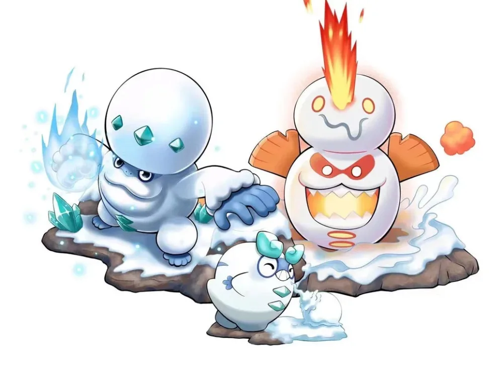 [REMAINING BALANCE] 1/20 Scale World Figure [Golden City] – Galarian Darumaka & Darmanitan