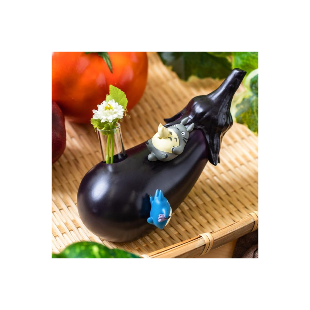 MON VOISIN TOTORO - Aubergine - Figurine Soliflore 9cm