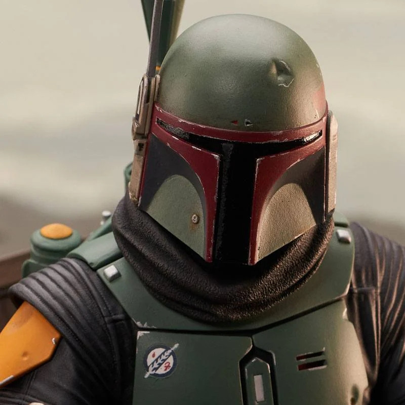 Statue – STAR WARS The Mandalorian Boba Fett On Throne Premier Collection Gentle Giant