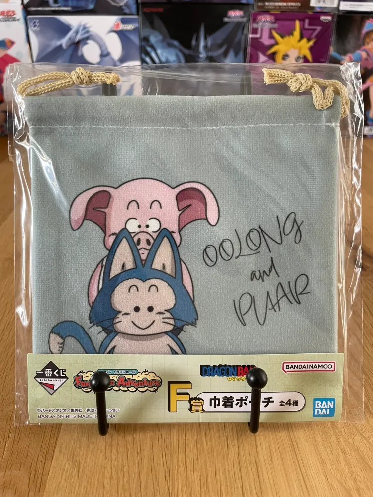 Ichiban Kuji Fantastic Adventure (Pack F) – Oolong & Puar Drawstring Pouch 15 cm – Dragon Ball