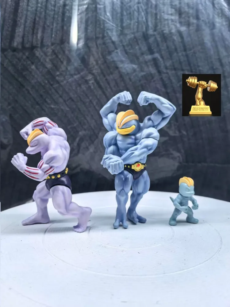 [PREORDER] 1/20 Scale World Figure [FIRE] – Machop & Machoke & Machamp