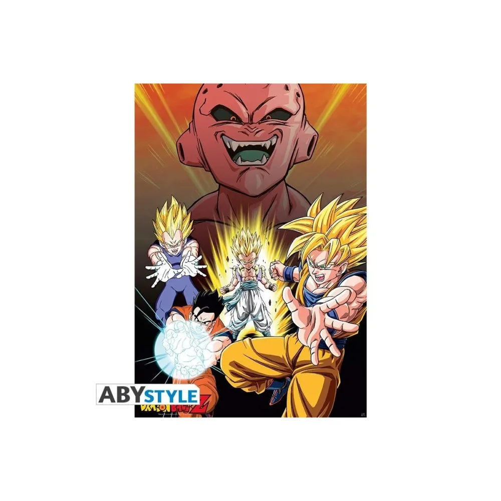 Dragon Ball Z - Affiche Majin Buu vs Super Saiyans