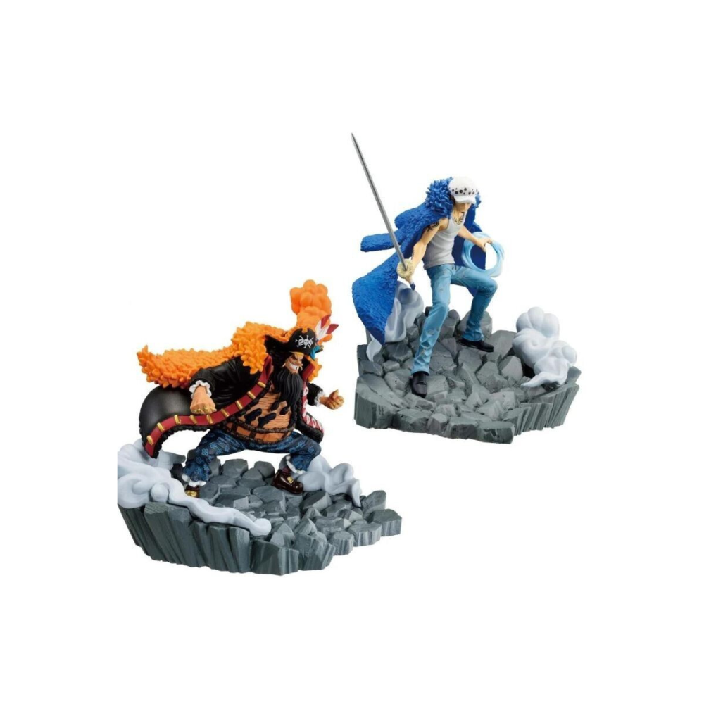 One Piece Senkozekkei Figurine Marshall D. Teach et Trafalgar Law