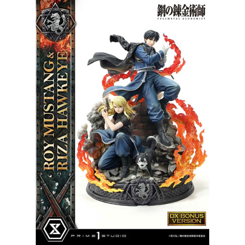 Fullmetal Alchemist statue Concept Masterline 1/6 Roy Mustang & Riza Hawkeye Deluxe Bonus Version 50 cm - PRIME 1 STUDIO