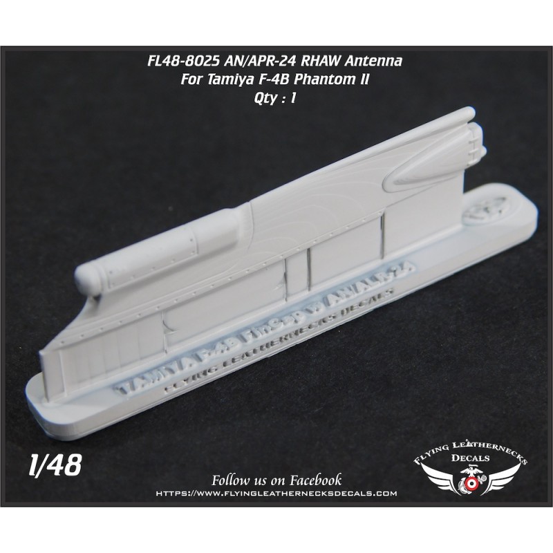 Capuchon d'aileron McDonnell F-4B Phantom avec antenne AN/APR-24 RHAW (conçu pour être utilisé avec les kits Tamiya)