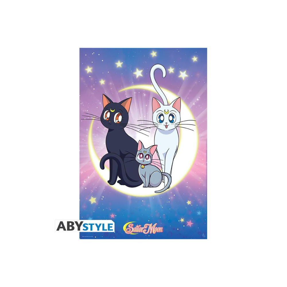 SAILOR MOON - Luna, Artemis & Diana - Poster 91x61cm