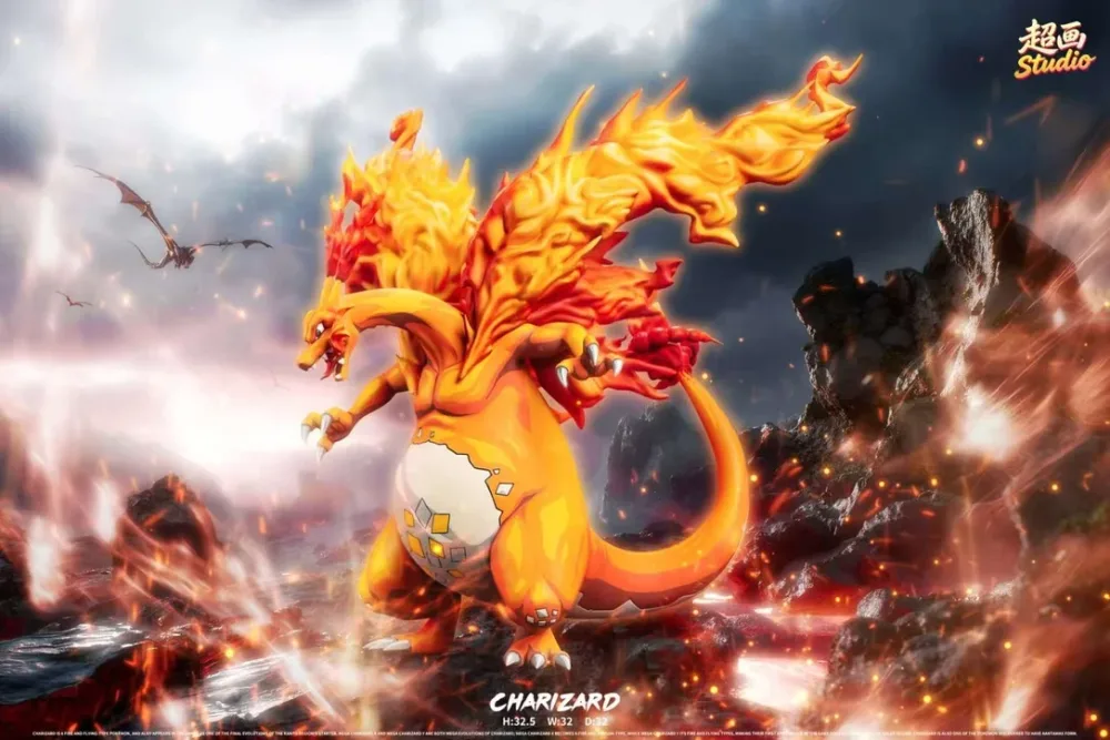 [PREORDER] 1/100 Scale World Figure [CHAOHUA] – Gigantamax Charizard