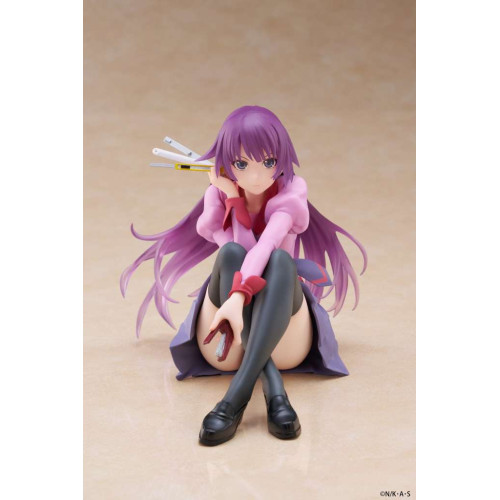 Monogatari statue PVC Desktop Cute Figure Hitagi Senjougahara 13 cm - TAITO PRIZE
