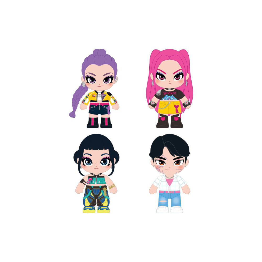 Kpop Demon Hunter Plush Assortiment 6pcs 20cm
