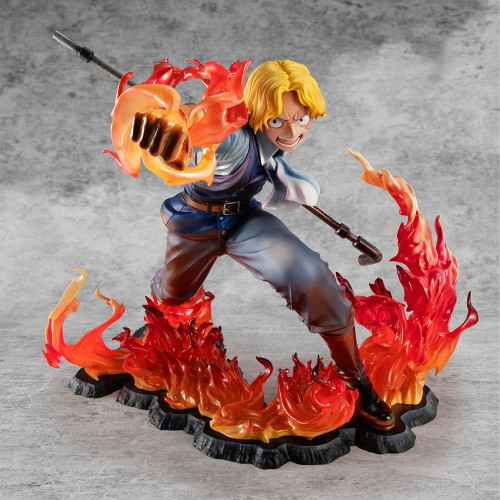 One Piece statue PVC Excellent Model P.O.P. Sabo Fire Fist Inheritance Limited Edition 15 cm - MegaHouse
