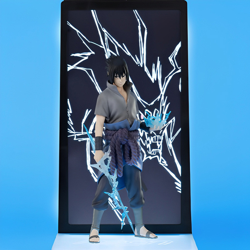 NARUTO SHIPPUDEN Sasuke Uchiha NEON Tsume Art – Figurine