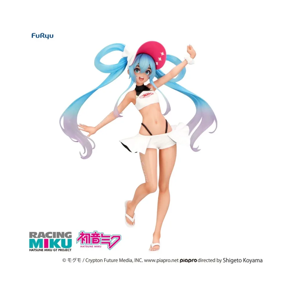 Figurine Hatsune Miku GT Project Trio-Try-iT Racing Miku 2024 Summer Holiday Ver. 21 cm