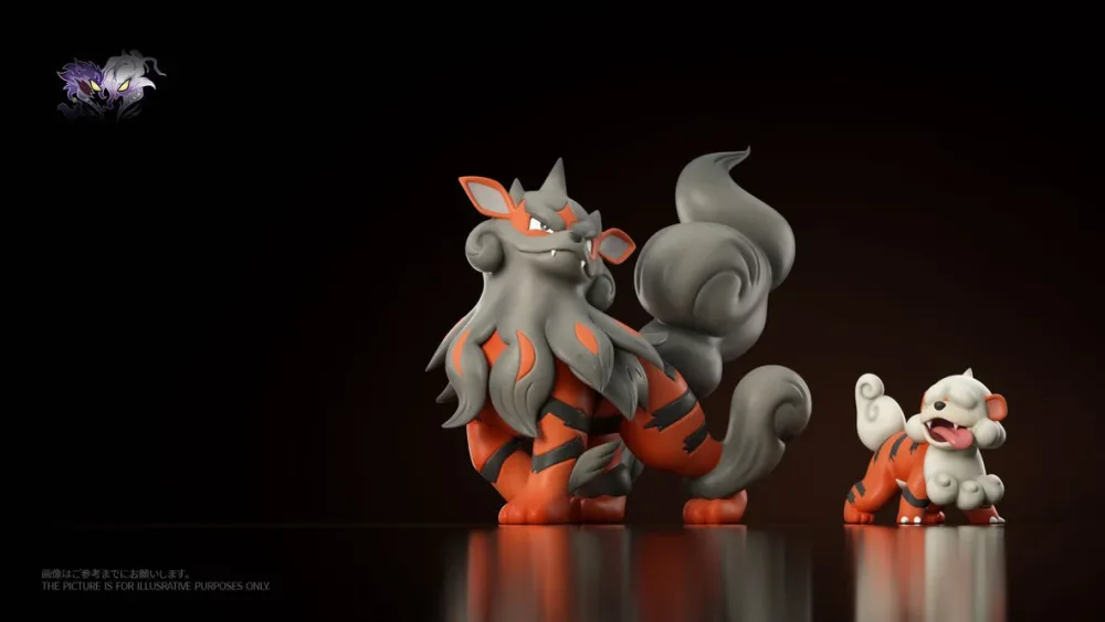 [IN STOCK] 1/20 Scale World Figure [YH] – Hisuian Growlithe & Arcanine