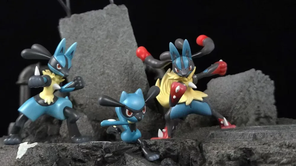 [PREORDER] 1/20 Scale World Figure [FOG] – Riolu & Lucario & Mega Lucario