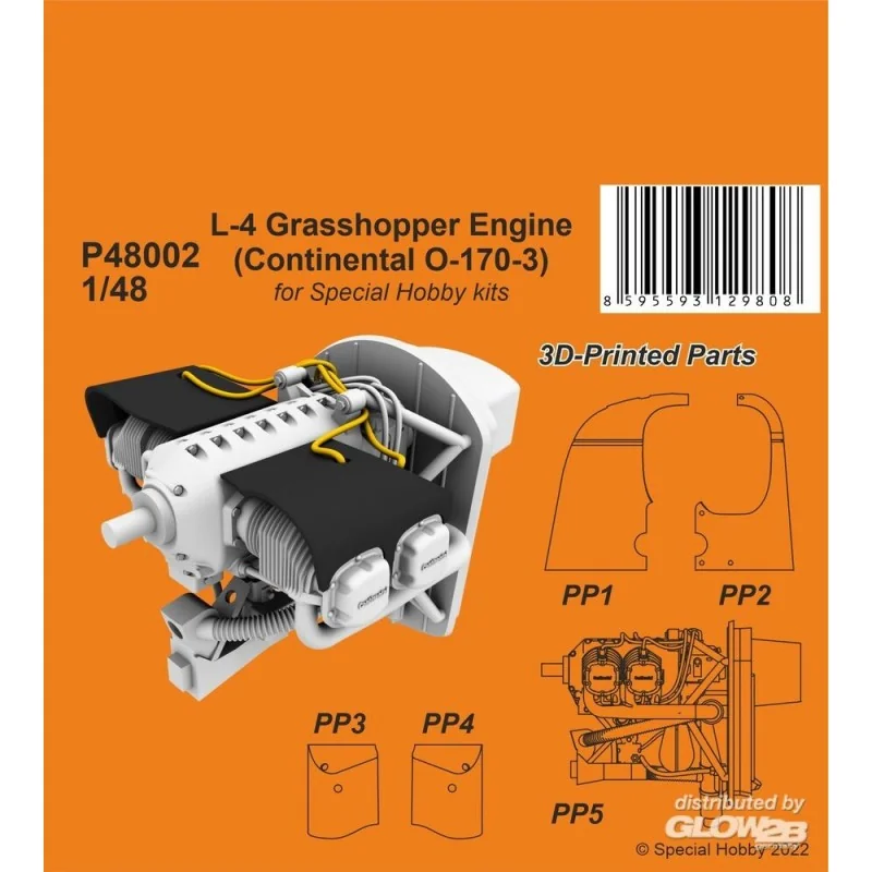 Accessoire Moteur de sauterelle L-4 (Continental O-170-3)