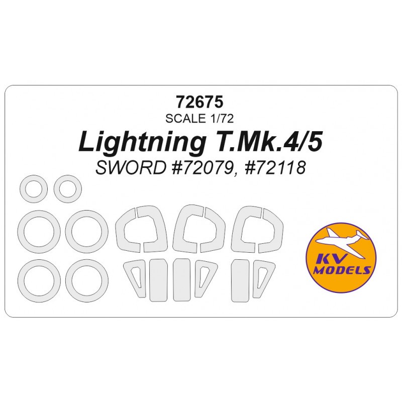 Masques de roue et d'auvent BAC/EE Lightning T.4/T.5 (extérieur uniquement) (conçus pour être utilisés avec les kits Sword) SW72