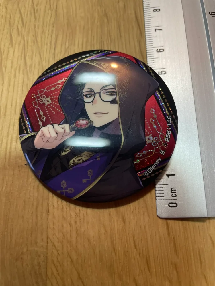 Twisted Wonderland – Badge – Trey Clover Capsule vol.3 SEGA Rayures 5 cm