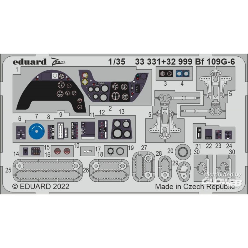 Accessoire Bf 109G-6