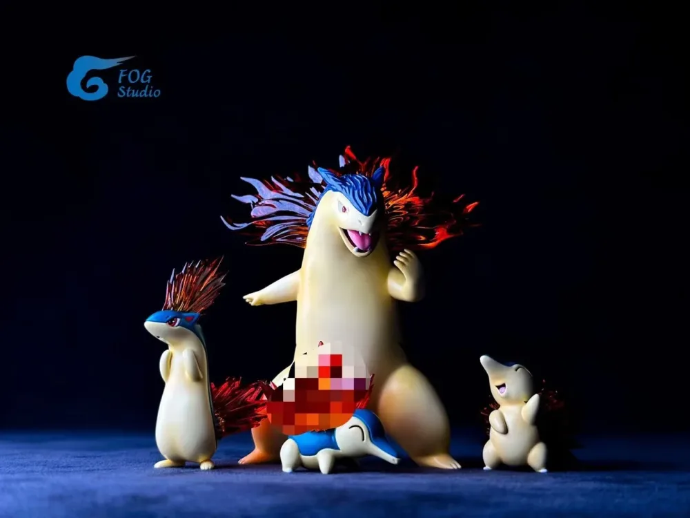[PREORDER] 1/20 Scale World Figure [FOG] – Cyndaquil & Quilava & Typhlosion