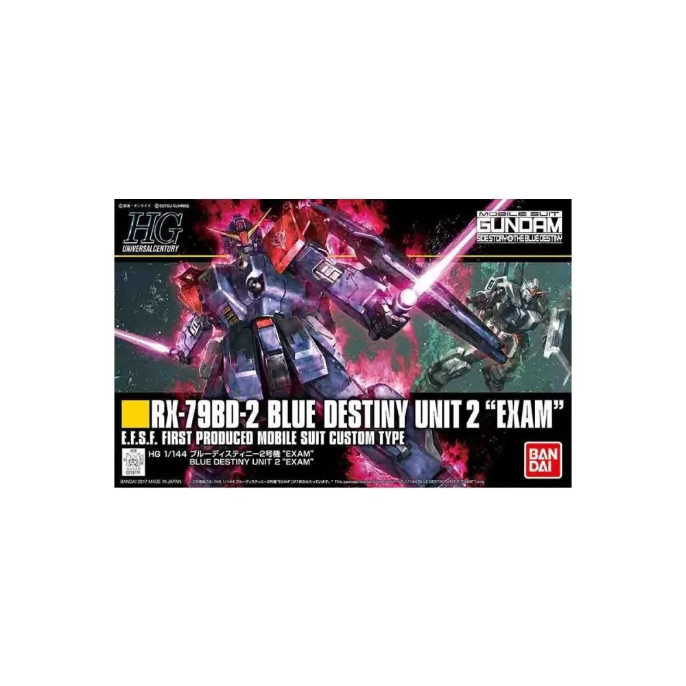 Gundam Blue Destiny unit 2 exam HG