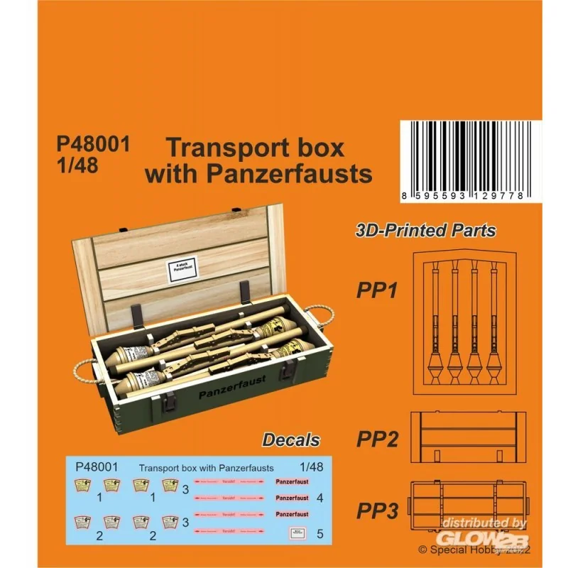 Accessoire Boîte de transport avec Panzerfausts