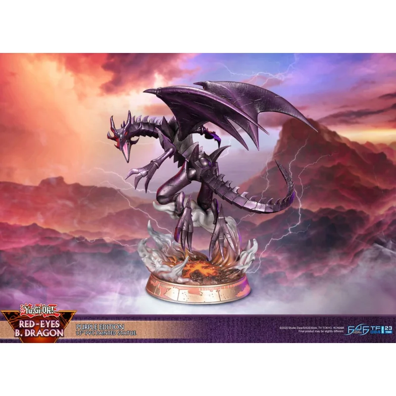 Figurine Yu-Gi-Oh! Red-Eyes B. Dragon Purple Colour 33 cm