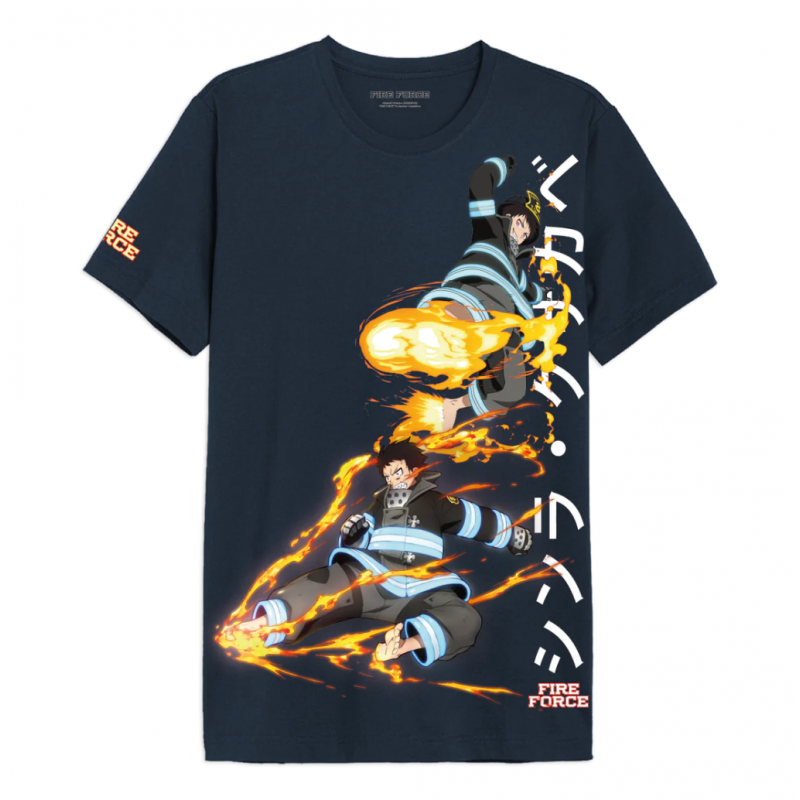 FIRE FORCE - Shinra - T-Shirt Oversize Homme