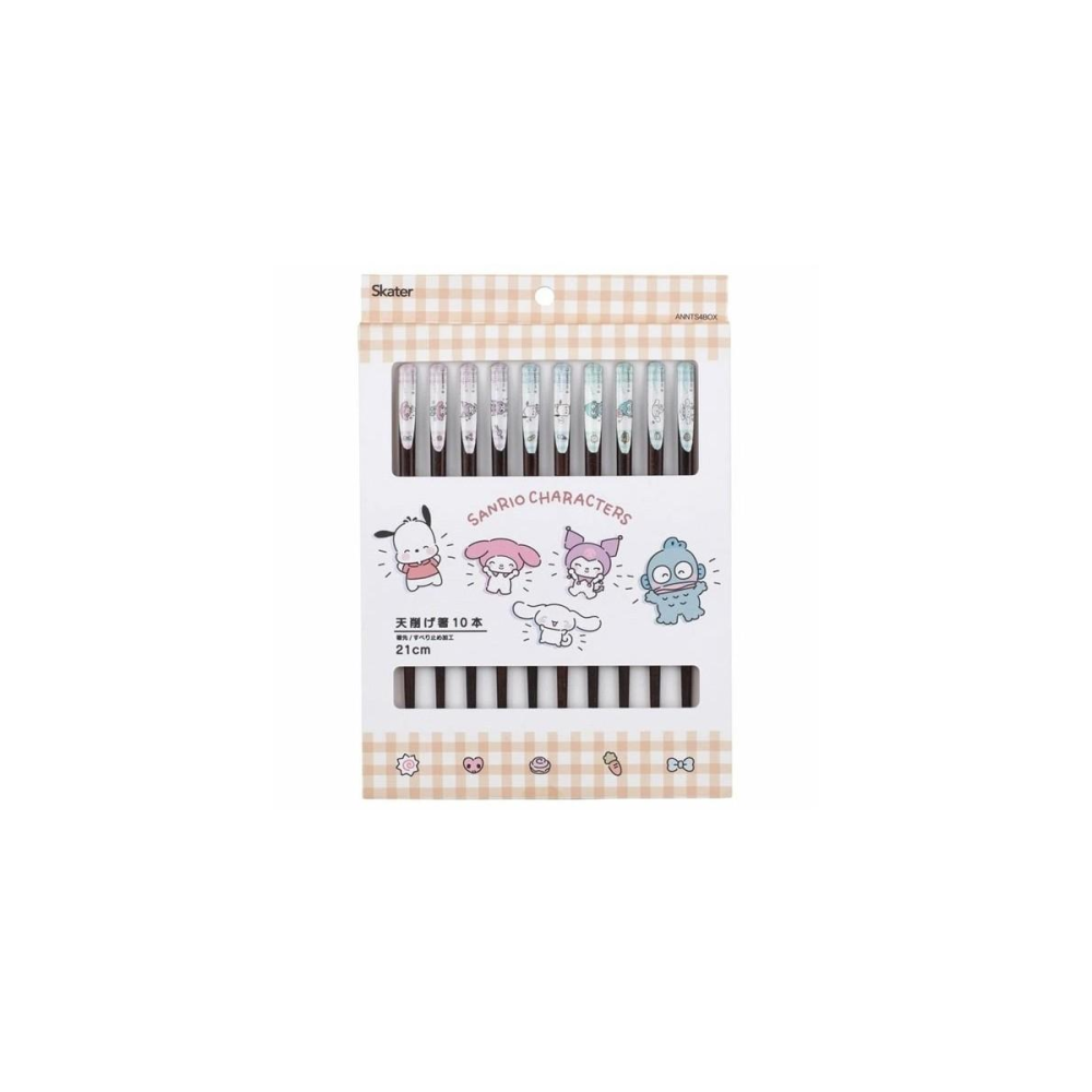 SANRIO - Set de 10 baguettes à collectionner 21cm