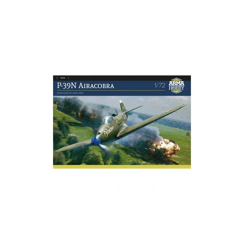 Maquette d’avion en plastique P-39N Airacobra 1:72