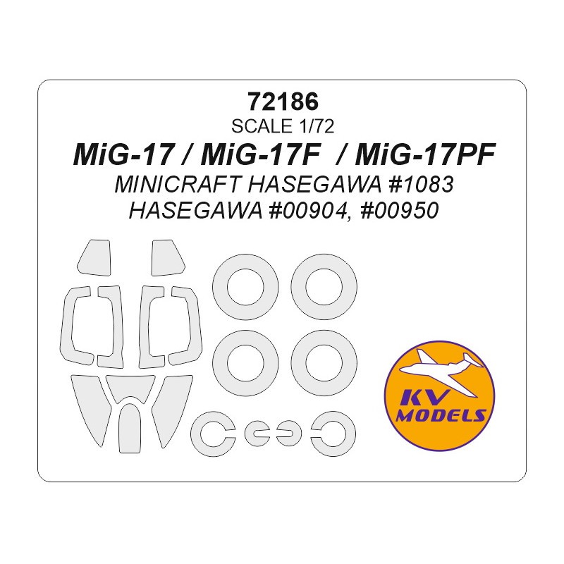 Accessoire Mikoyan MiG-17 + masques de roues