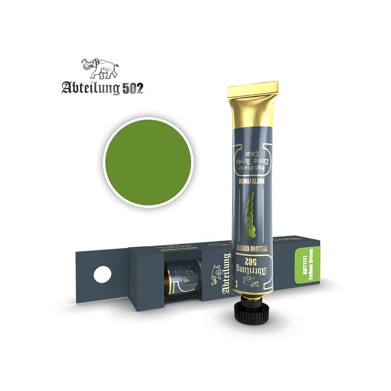 Peinture Acryliques dense - vert jaune