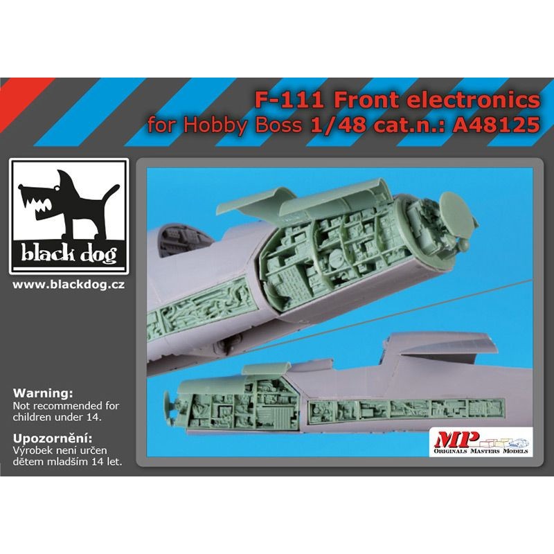 General-Dynamics F-111 Front électronique (conçu pour être utilisé avec les kits Hobby Boss)[F-111A F-111C F-111D]