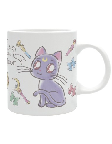 Taza 320 Ml Luna y Artemis Sailor Moon Chibis – Manga