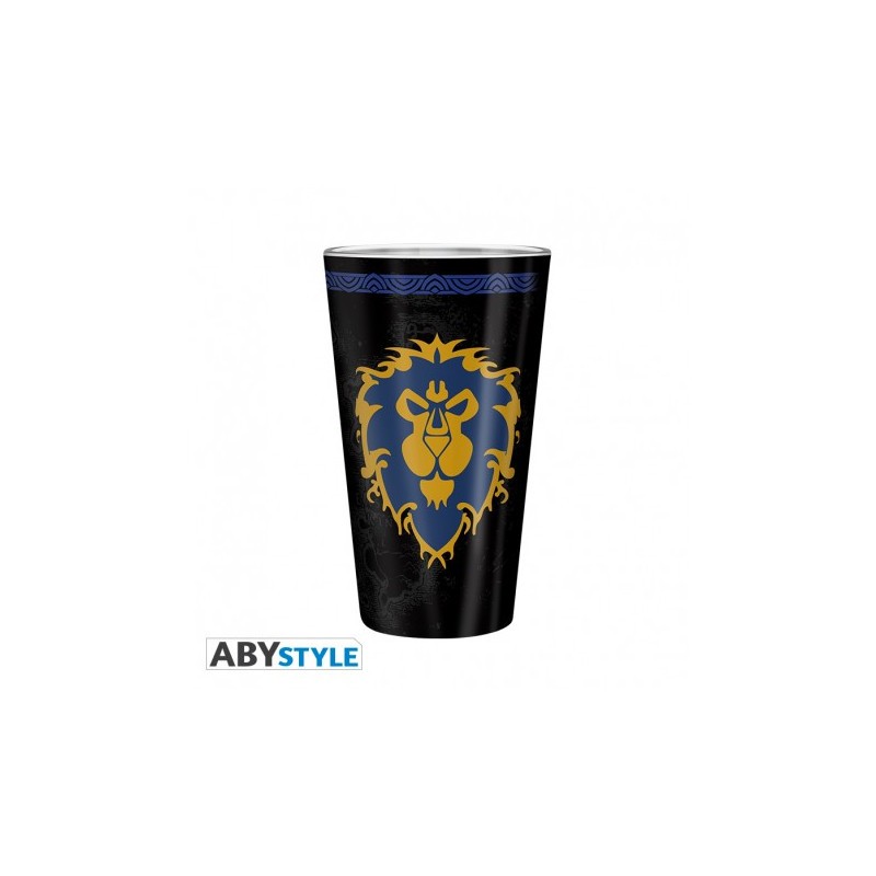 WORLD OF WARCRAFT - Verre XXL - 400 ml - Alliance - boîte