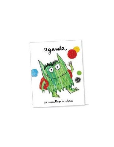 Agenda Monstruo de los Colores Va Al Cole