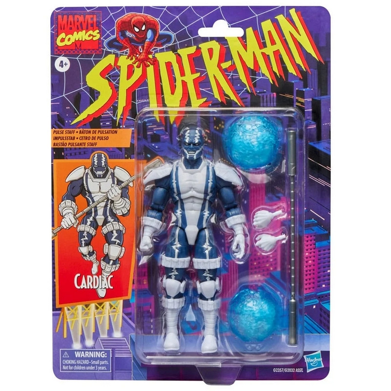 SPIDER-MAN Marvel Legends Series Retro Marvel's Cardiac Hasbro – Figurine