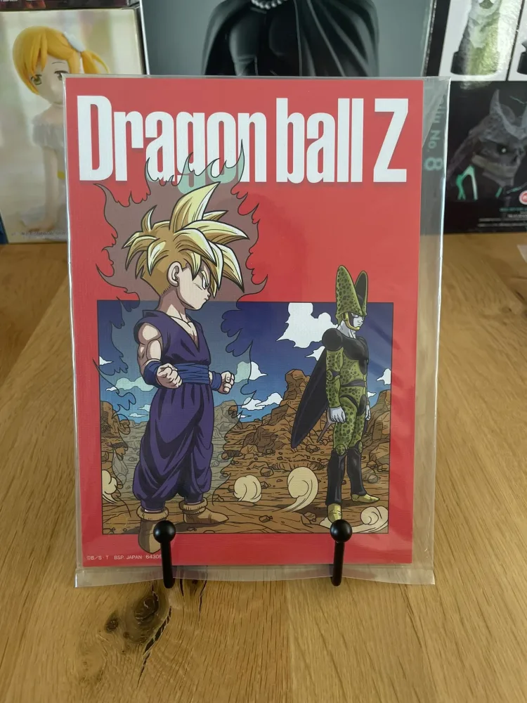 Lot I Tableau Canvas Board 15*21cm Cell & Son Gohan – Ichiban Kuji – Dragon Ball