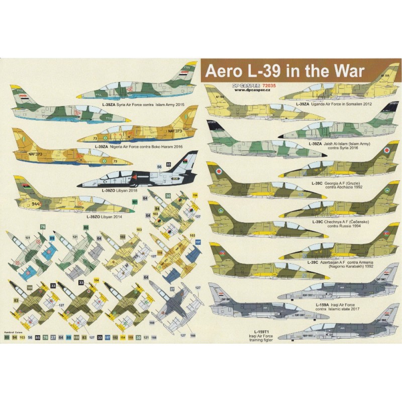 Décal Aero L-39 dans la guerre [L-39C/L-39ZA/L-39OA/L-39ZO L-159A Force aérienne irakienne]