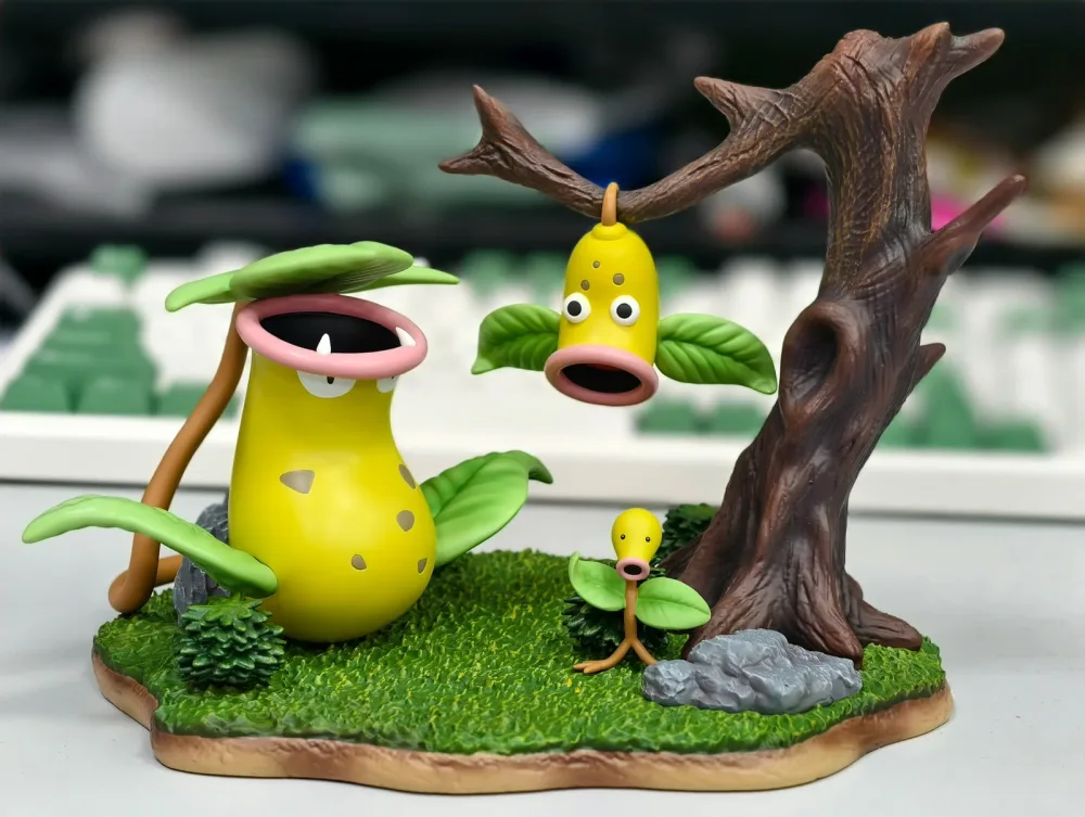 [IN STOCK] 1/20 Scale World Figure [FLF] – Bellsprout & Weepinbell & Victreebel