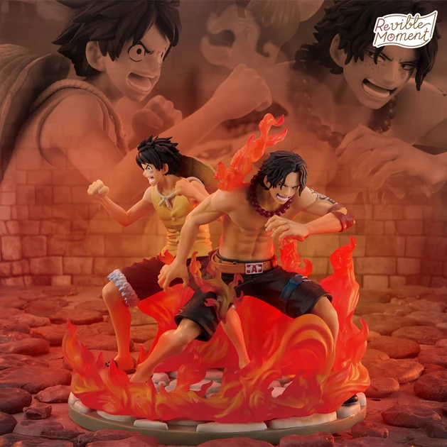 One Piece - Figurine - Ace & Luffy - Dramatic Memories - Revible Moment