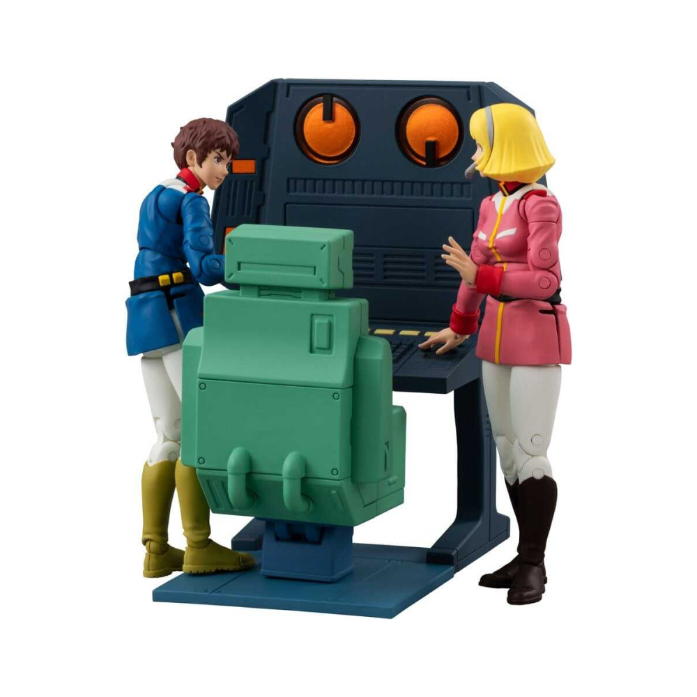 Mobile Suit Gundam diorama G.M.G. Collection EX White Base Bridge Radio Operator Desk Set 10 cm (with gift)