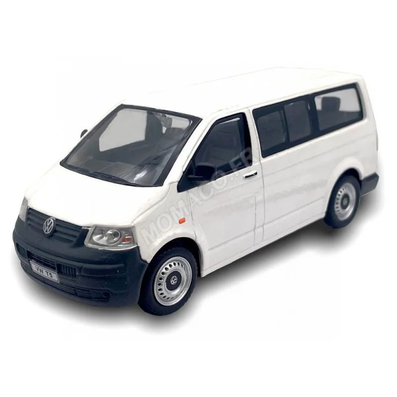 Miniature Volkswagen t5 minibus blanc
