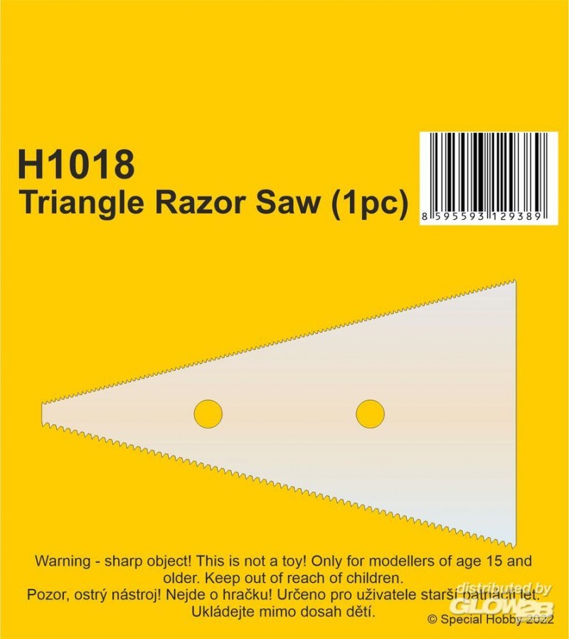 Scie de rasoir triangulaire