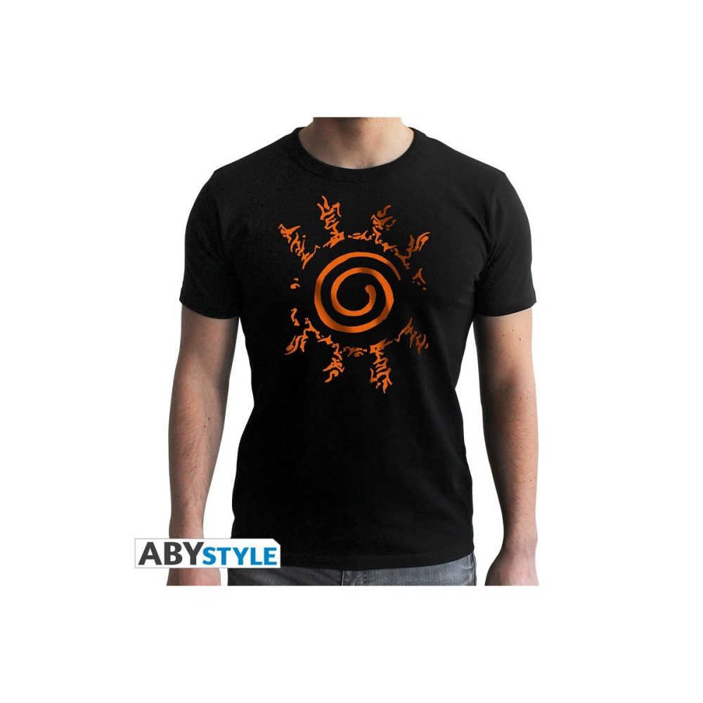 T-shirt Naruto Shippuden Sceau Mc Black