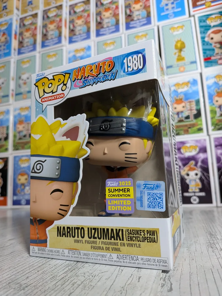 Funko Pop! – Naruto Shippuden #1980 – Naruto Uzumaki Sasuke's Paw Encyclopedia (SC2025)