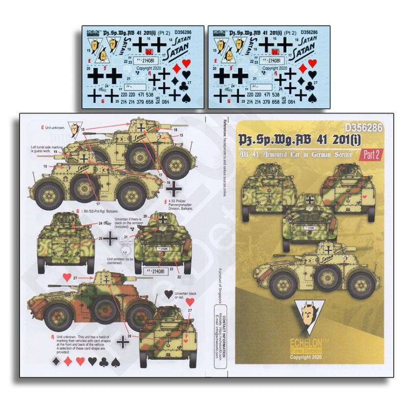 Décal Pz.Sp.Wg.AB 41 201(i) (Partie 2)