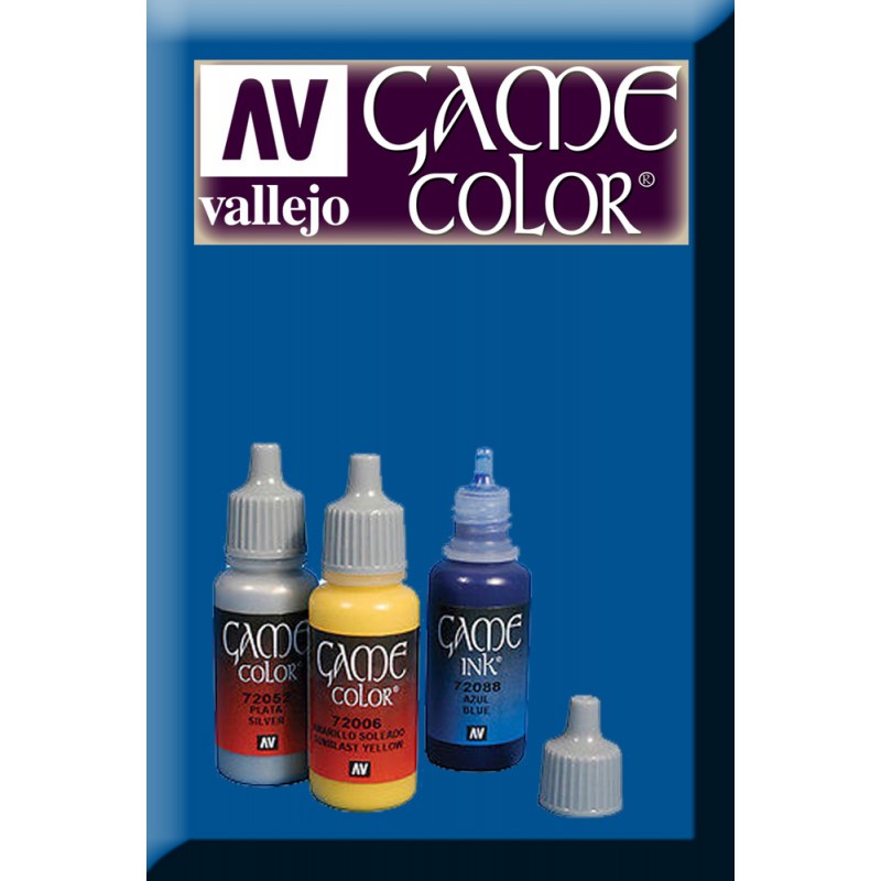Peinture Jeu de couleur 73207 bleu délavé