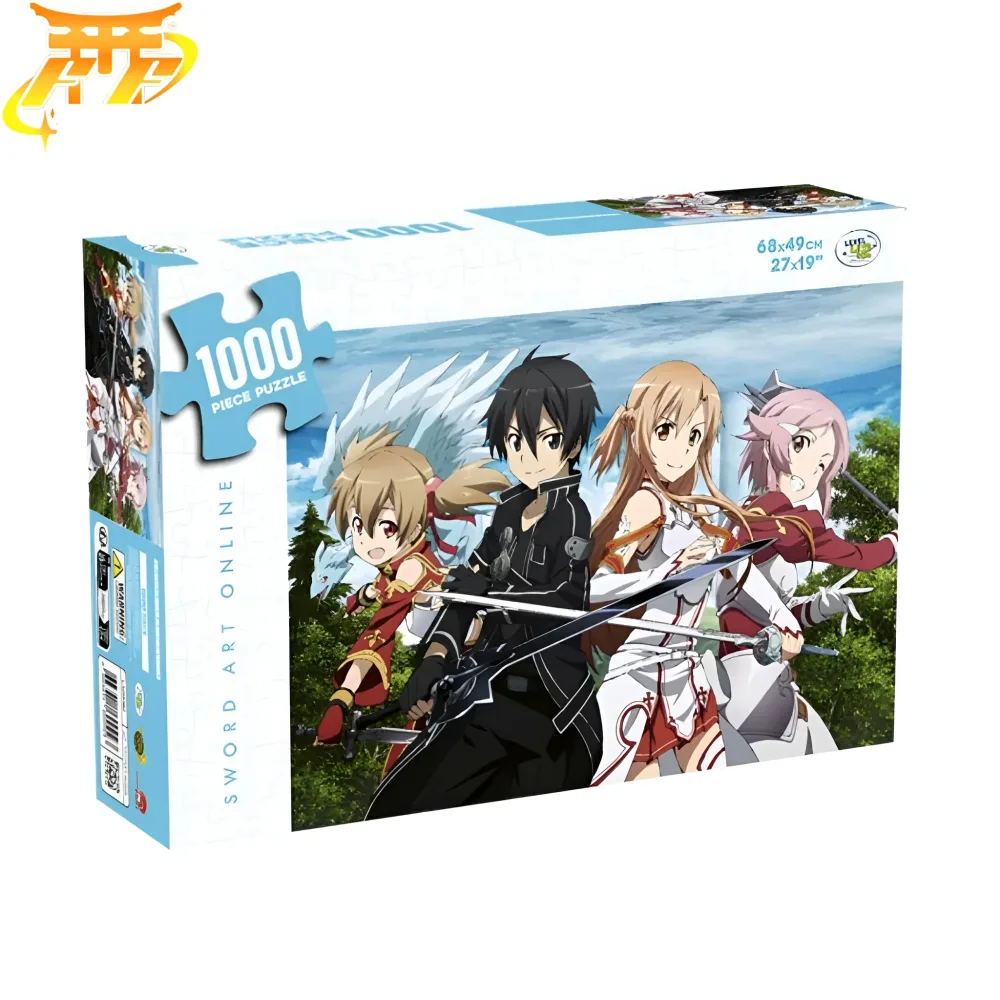Puzzle Kirito, Asuna, Lisbeth Et Silica - Sword Art Online™