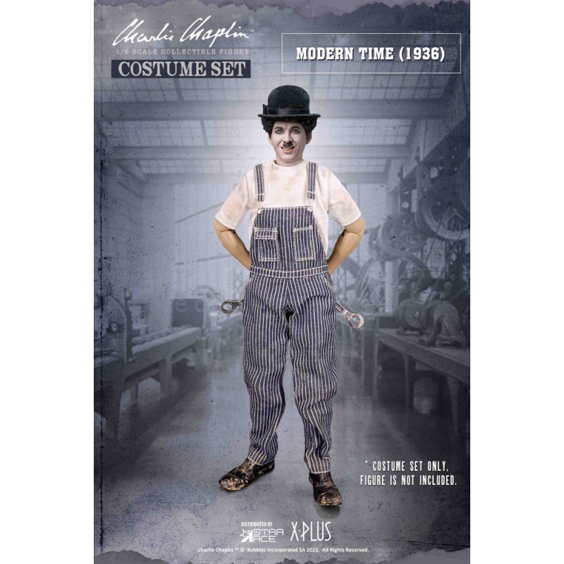 Figurine Charlie Chaplin My Favourite Movie pack accessoires 1/6 Costume B (Worker)